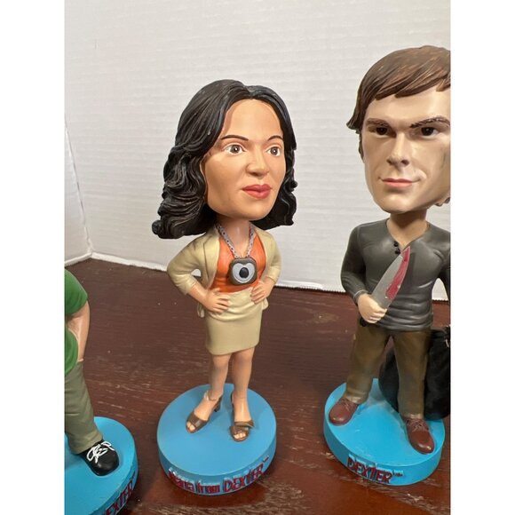 Dexter Bobblehead Set Of 4 By Bif Bang Pow Showtime 2011 Collectibles Bundle Z3 - Picture 4 of 6